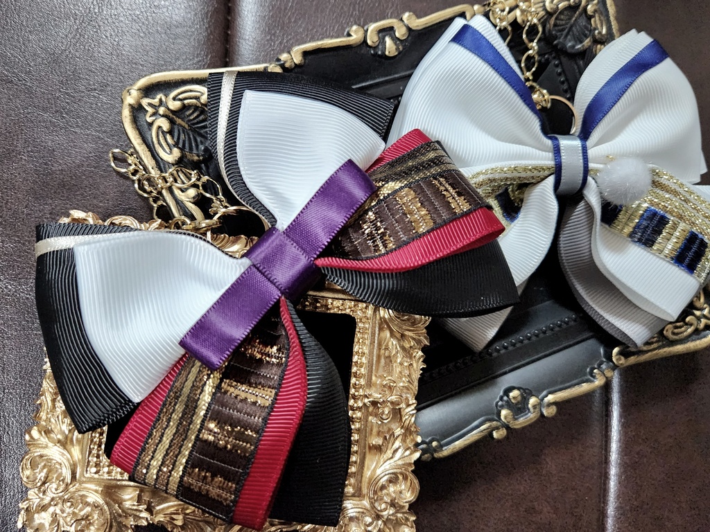 鶴丸国永・大倶利伽羅イメージ リボンバッグチャーム