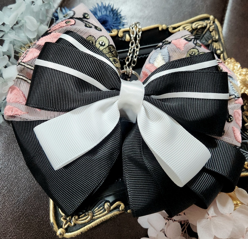 古今伝授の太刀イメージ BIGリボンバッグチャーム