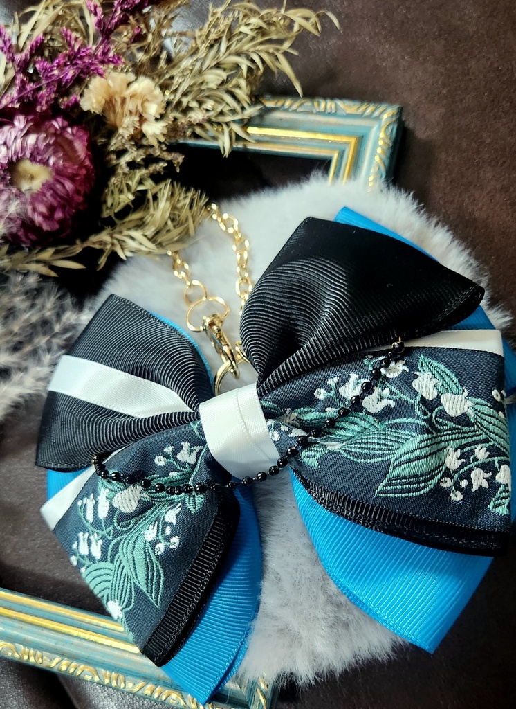 笹貫イメージ リボンバッグチャーム