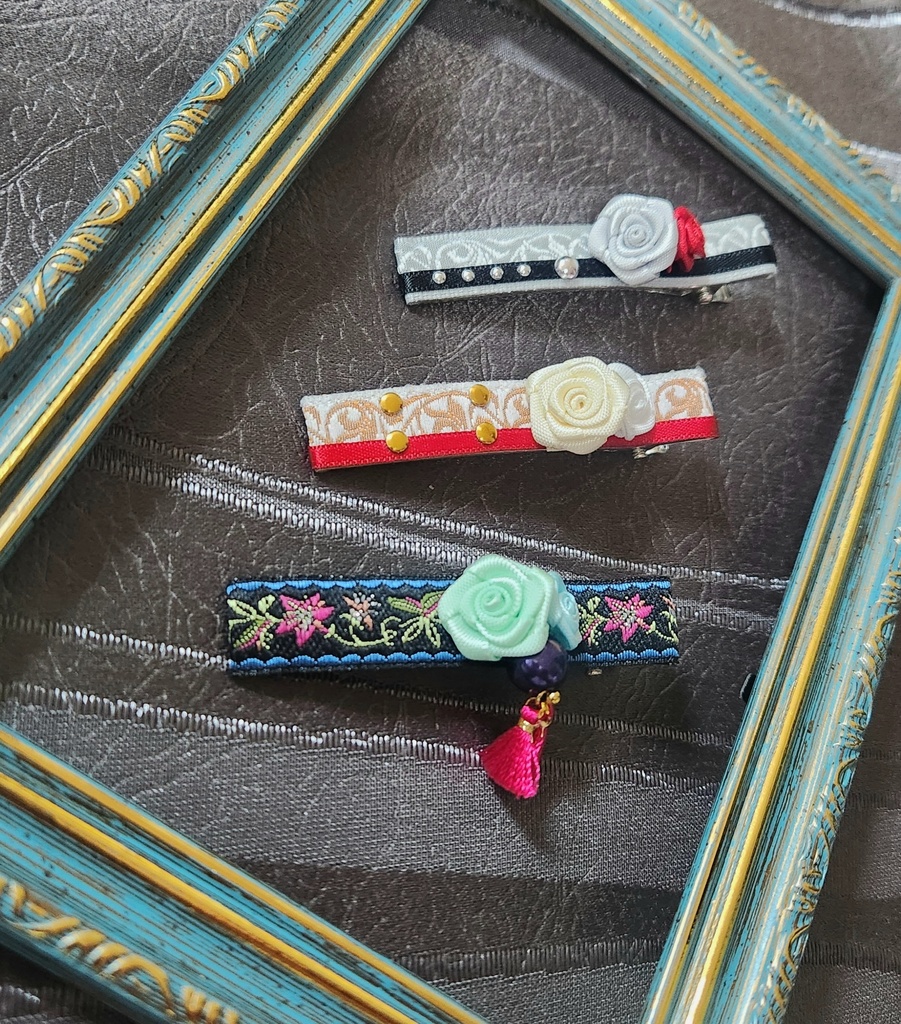 Roseクリップ(単品３)