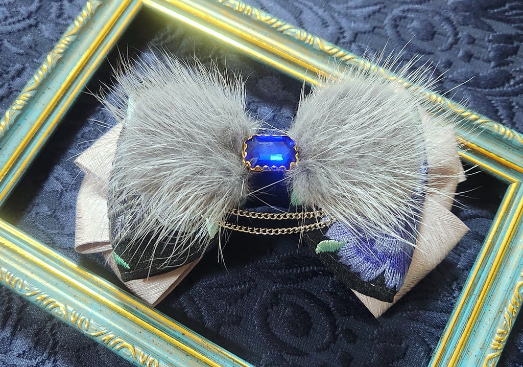 山姥切長義-祝装- ファーリボンバレッタ