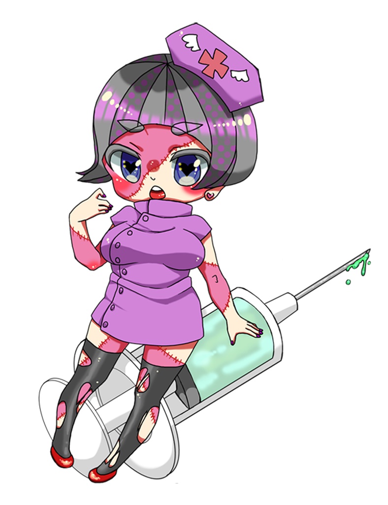 ♡ゾンビガール♡ステッカー