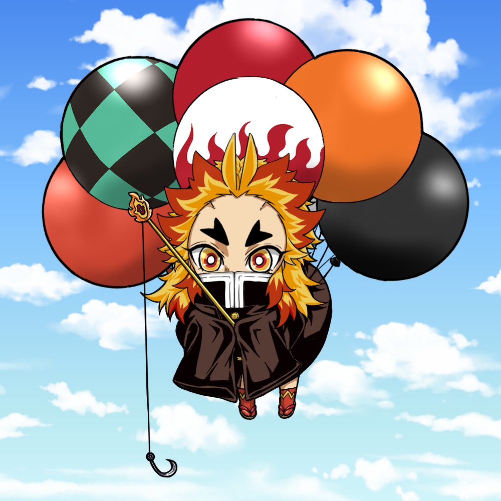 お手伝い豆煉獄さん アクリルキーホルダー