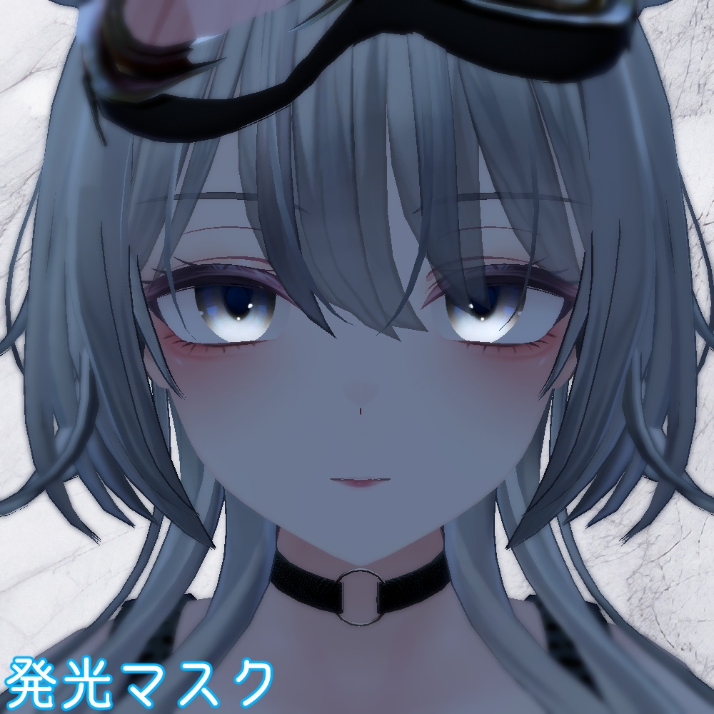 【フォトコン感謝セール📸】【翠羽専用】make up/tongue/eye texture Set【発光マスク付き】