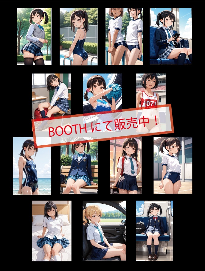 【AI写真集】放課後メモリーズ Vol.1 〜あの日見た素顔〜