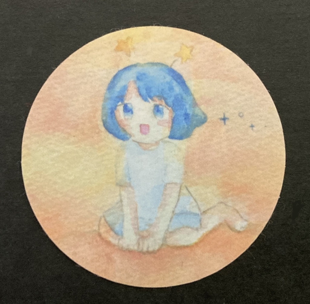 シール(オレンジ)