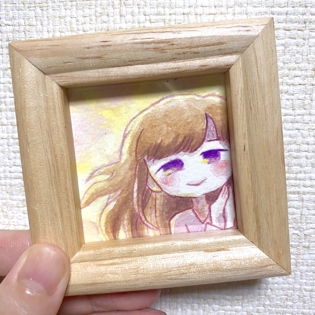 ミニ原画　柔らかい光
