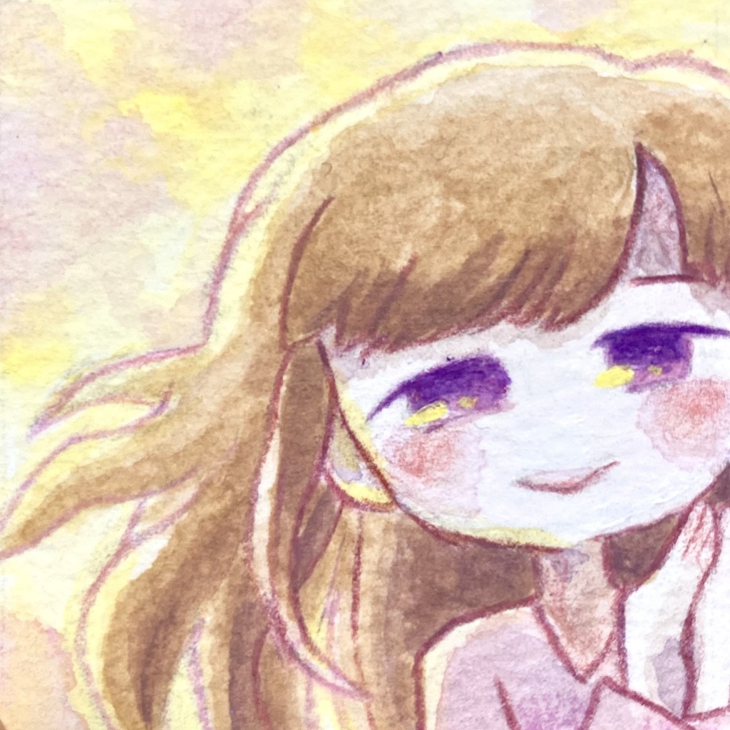 ミニ原画 柔らかい光