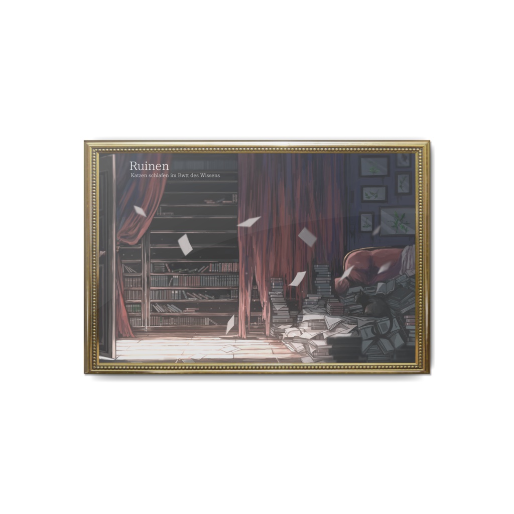 絵画風缶バッチ#1