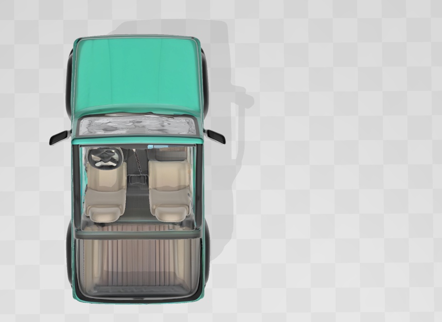 スズキ 新型ジムニー風のオープンカー 3Dデータ 無料お試し版あります