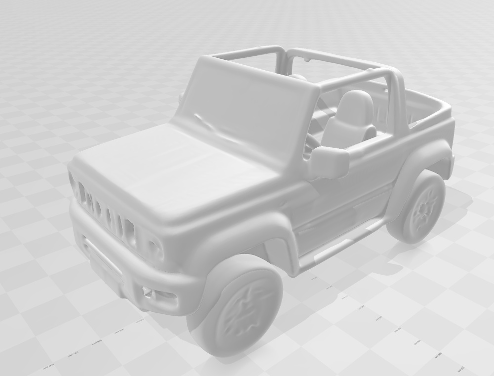 スズキ 新型ジムニー風のオープンカー 3Dデータ 無料お試し版あります