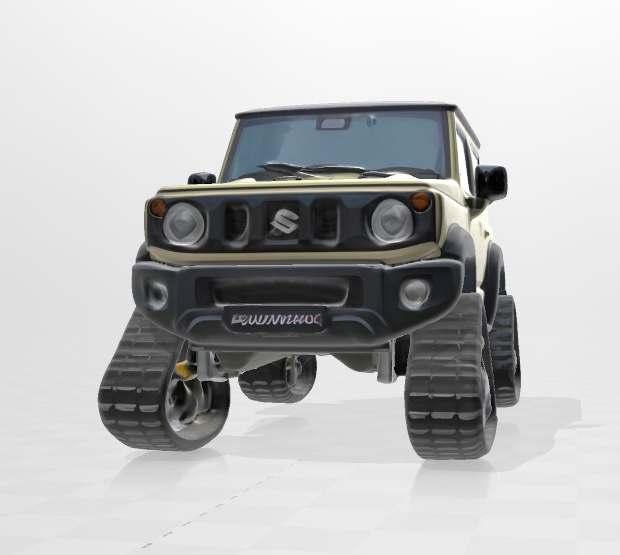 スズキ 新型ジムニー風「クローラー仕様」3Dデータ 無料お試し版あります