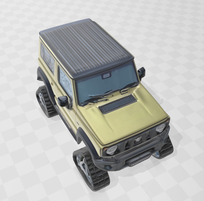 スズキ 新型ジムニー風「クローラー仕様」3Dデータ 無料お試し版あります