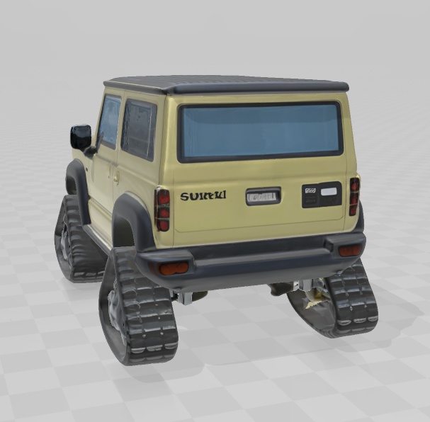 スズキ 新型ジムニー風「クローラー仕様」3Dデータ 無料お試し版あります