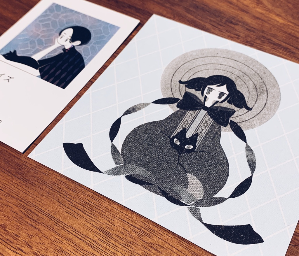 『 own color 』A5リソグラフカード