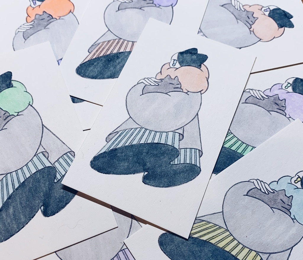 『 own color 』A5リソグラフカード