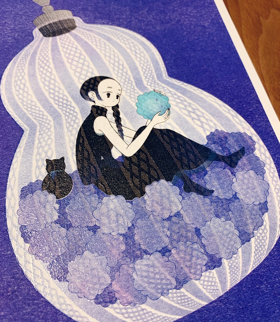 〈匿名配送〉『 own color 』A5リソグラフカード