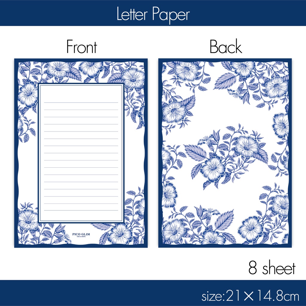 💠陶器みたいなレターセット💠