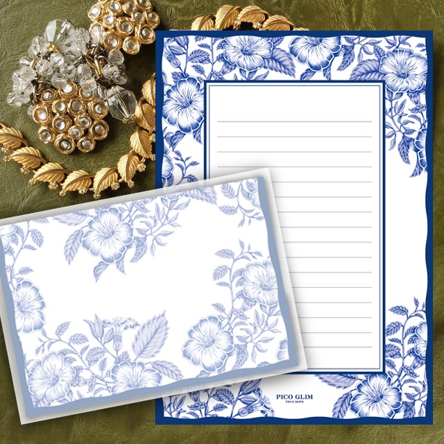 💠陶器みたいなレターセット💠