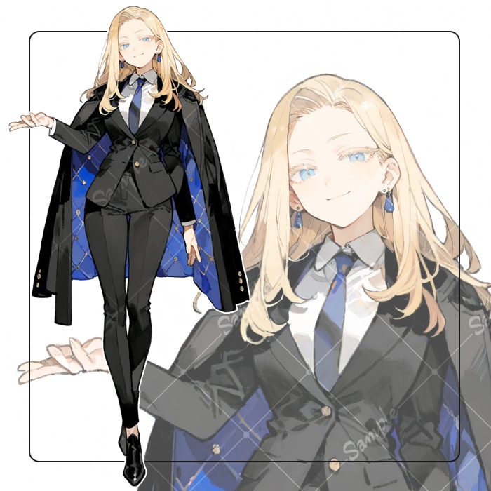 立ち絵素材05 女性 スーツ
