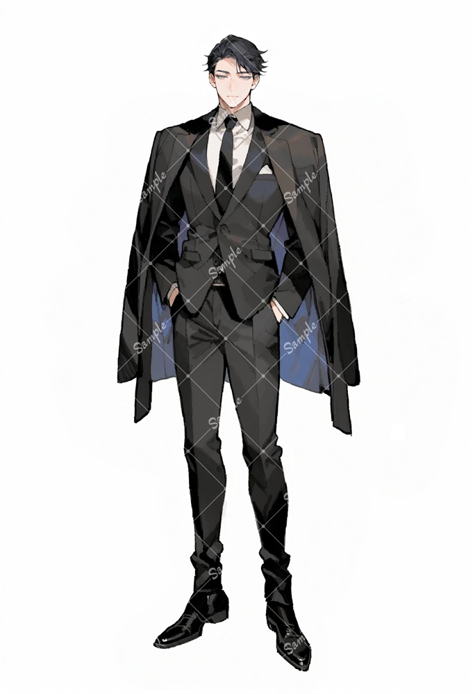 立ち絵素材06 男性 スーツ - 立ち絵素材SHOP - BOOTH