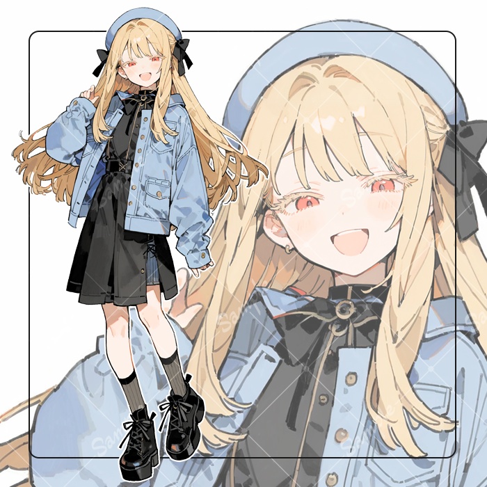 立ち絵素材15 女の子 私服