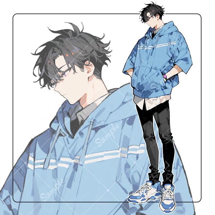 立ち絵素材16 男性 私服