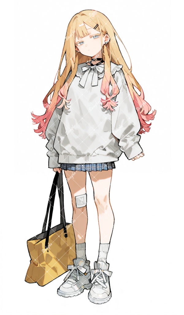 立ち絵素材17 女の子 私服