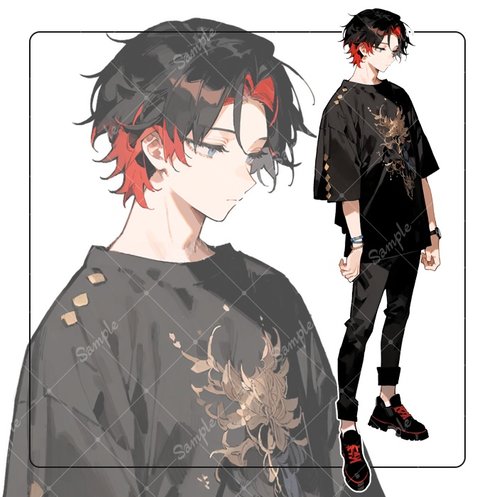 立ち絵素材18 男性 私服