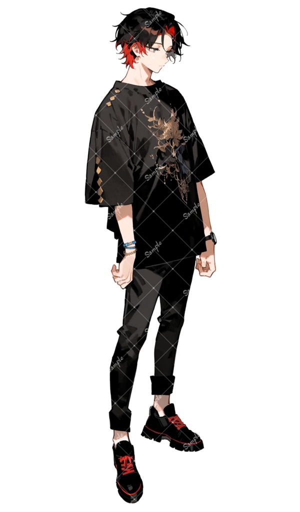 立ち絵素材18 男性 私服