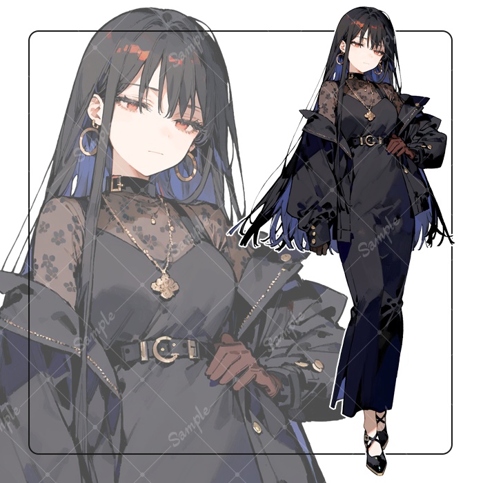 立ち絵素材19 女性 私服