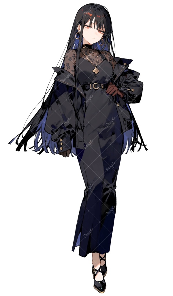 立ち絵素材19 女性 私服