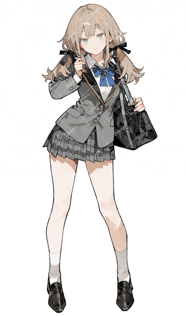 立ち絵素材21 女の子 制服