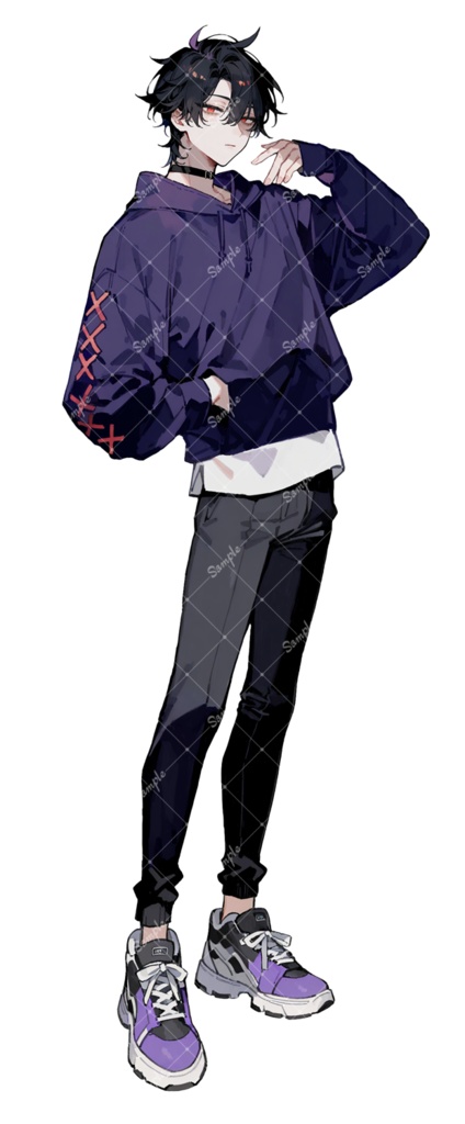 立ち絵素材30 男性 私服 差分追加版あり