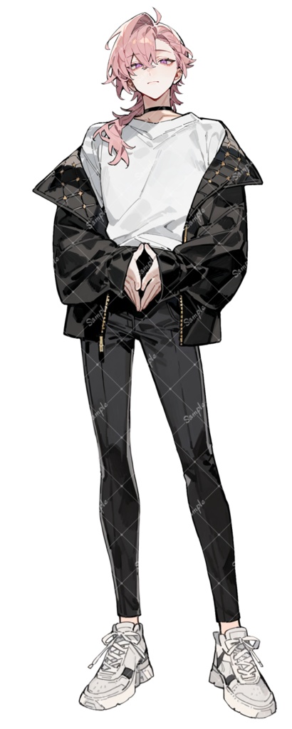 立ち絵素材34 男性 私服 差分追加版あり