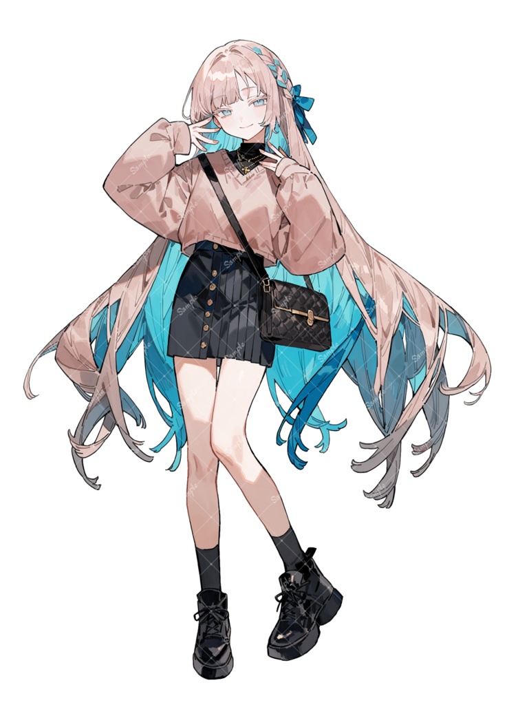 立ち絵素材35 女性 私服 差分追加版あり