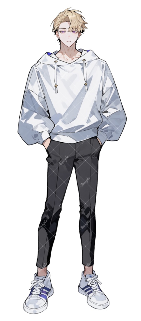 立ち絵素材36 男性 私服 差分追加版あり