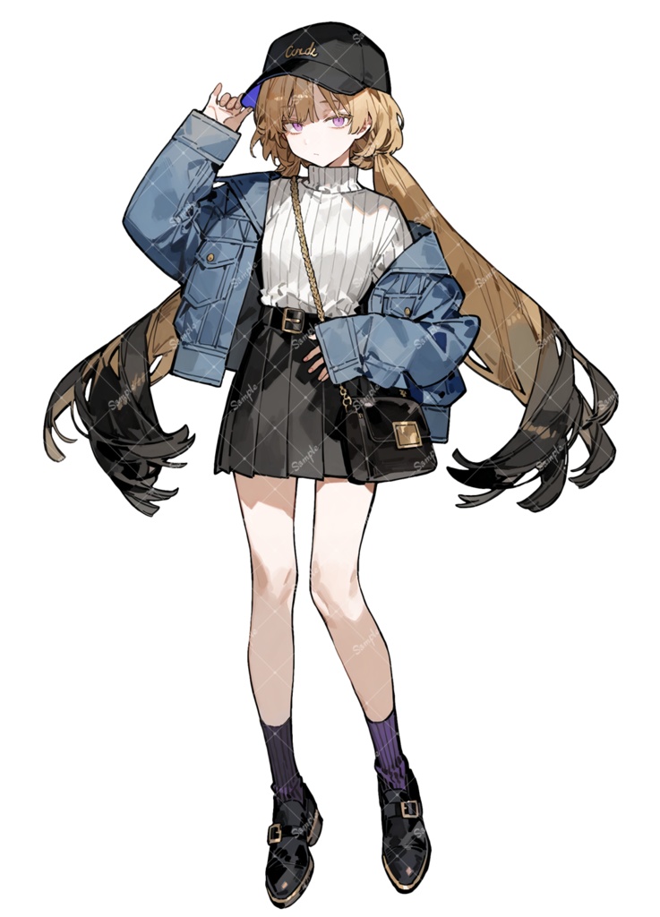 立ち絵素材37 女の子 私服 差分追加版あり