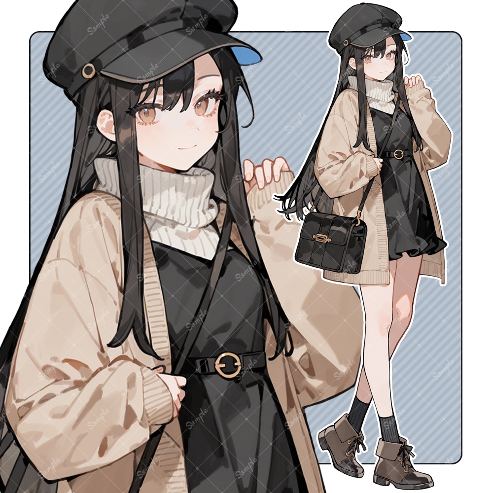 立ち絵素材39 女性 私服 差分追加版あり