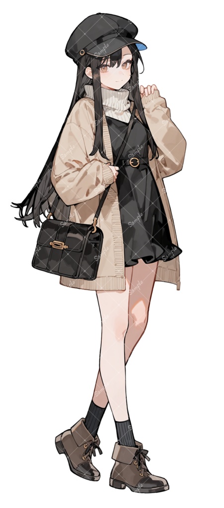 立ち絵素材39 女性 私服 差分追加版あり