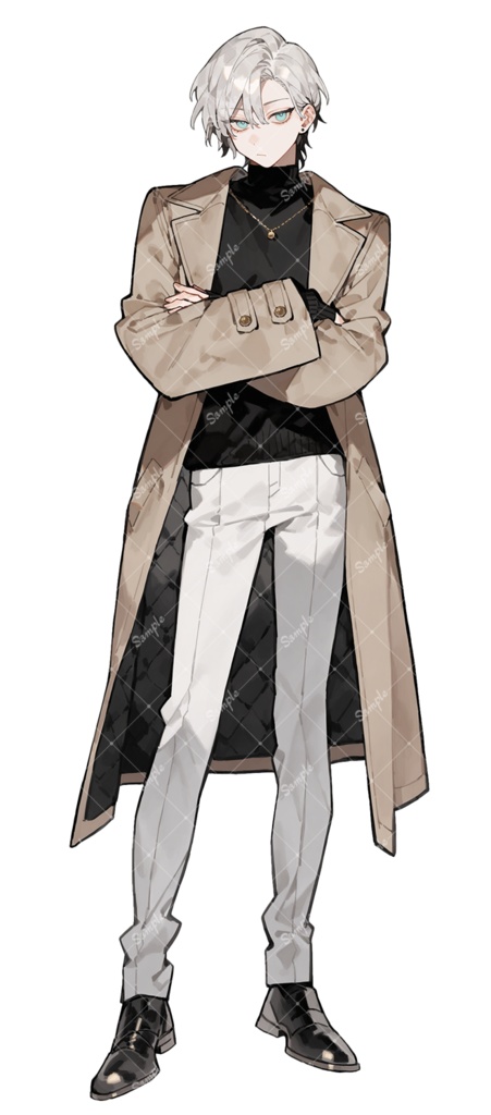 立ち絵素材40 男性 私服 差分追加版あり