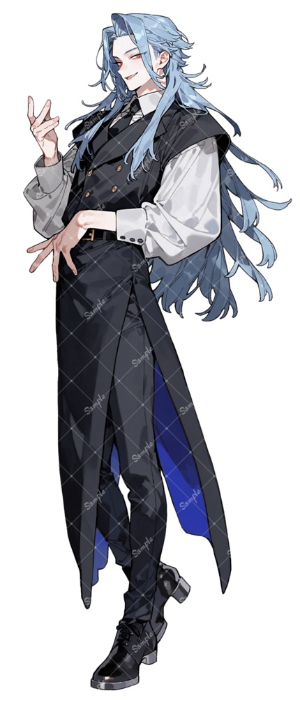 立ち絵素材48 男性 表情差分追加版あり