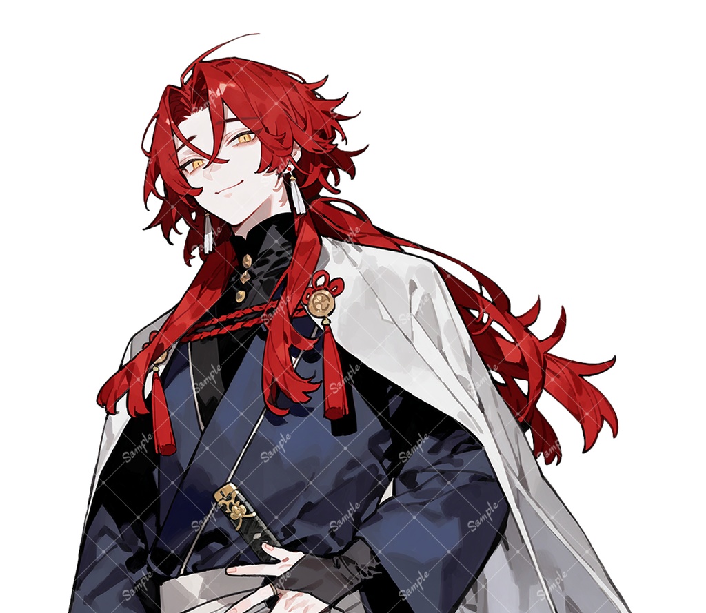 立ち絵素材50 男性 表情差分追加版あり