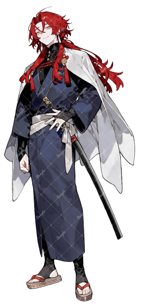 立ち絵素材50 男性 表情差分追加版あり