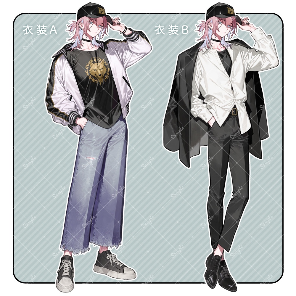 立ち絵素材52 男性 衣装・表情差分追加版あり