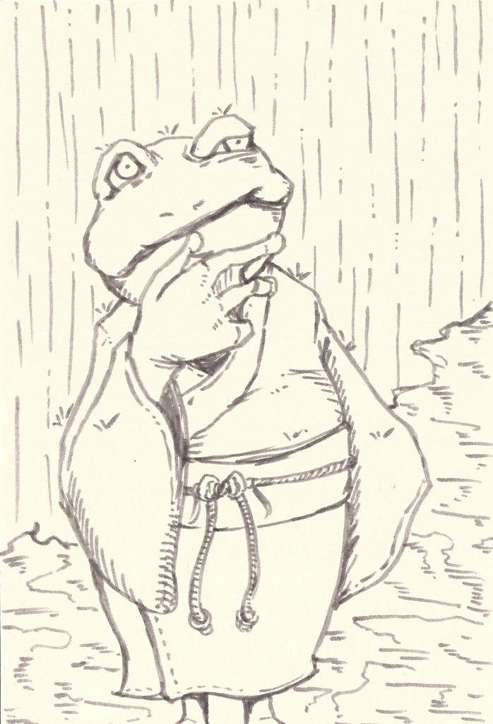 こりゃ旱続きにゃあ恵みの雨だな。