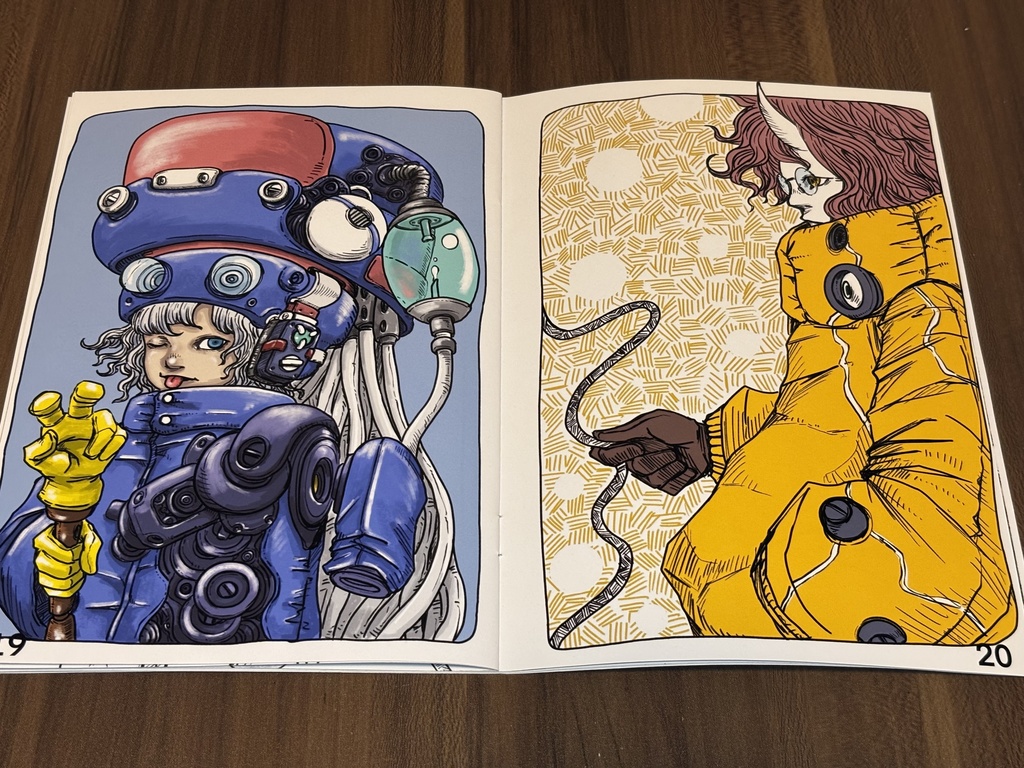 ZINEイラスト集"SEVEN:ELEM-000"