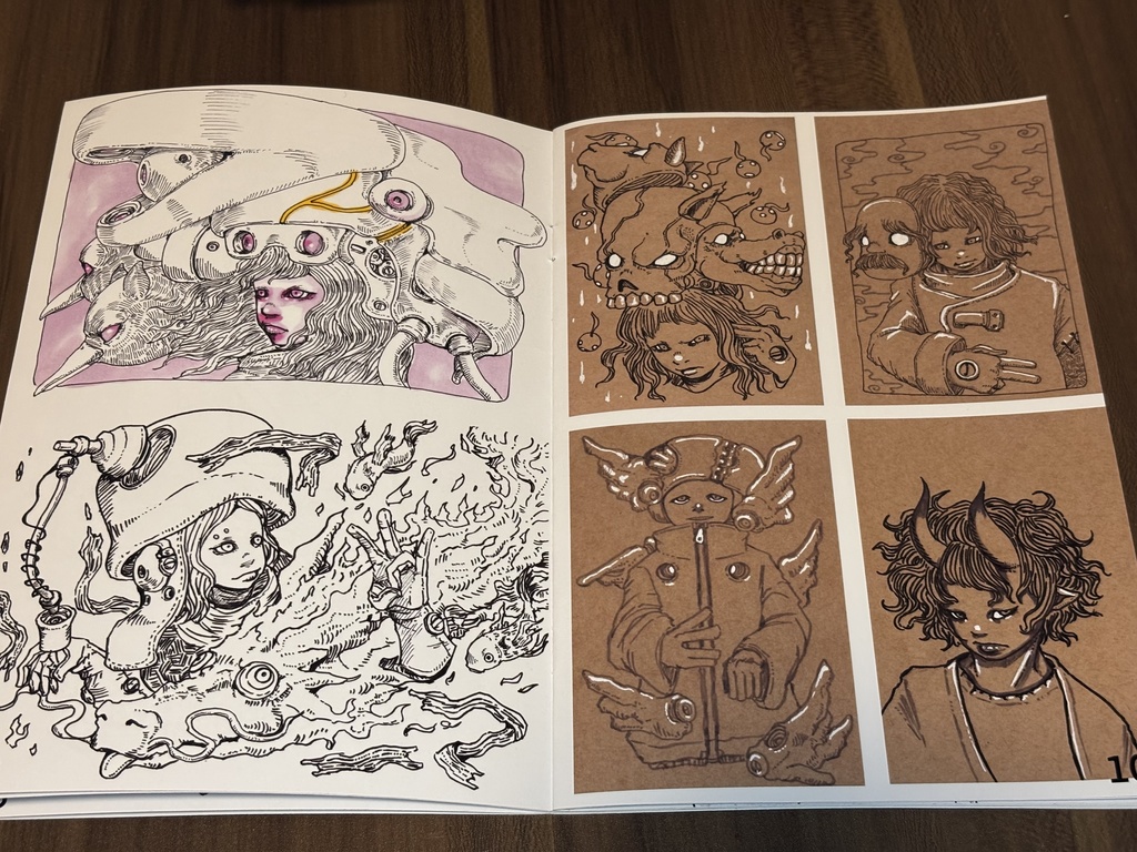 ZINEイラスト集"SEVEN:ELEM-000"