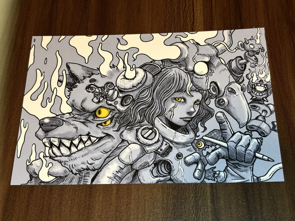 ZINEイラスト集"SEVEN:ELEM-000"