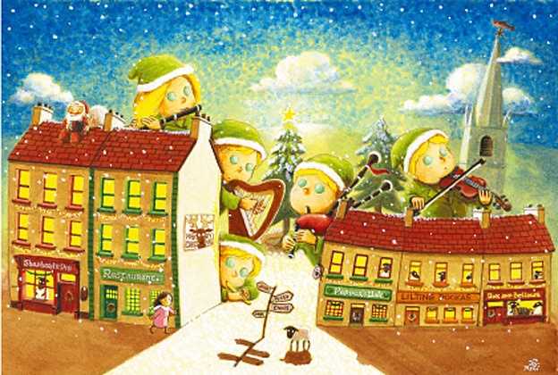 ポストカード「静かな夜でした」Postcard "Night was Calm"